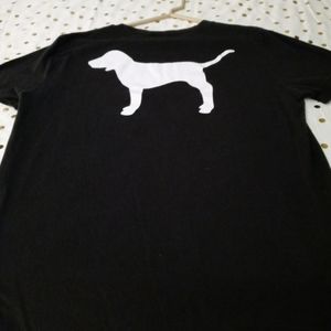 Pink black pocket tee!